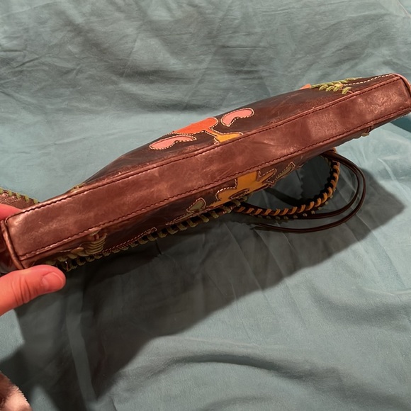 👜 LOOP NYC BOHO LEATHER BAG PURSE HOBO SATCHEL 👜 NWOT - Picture 6 of 10